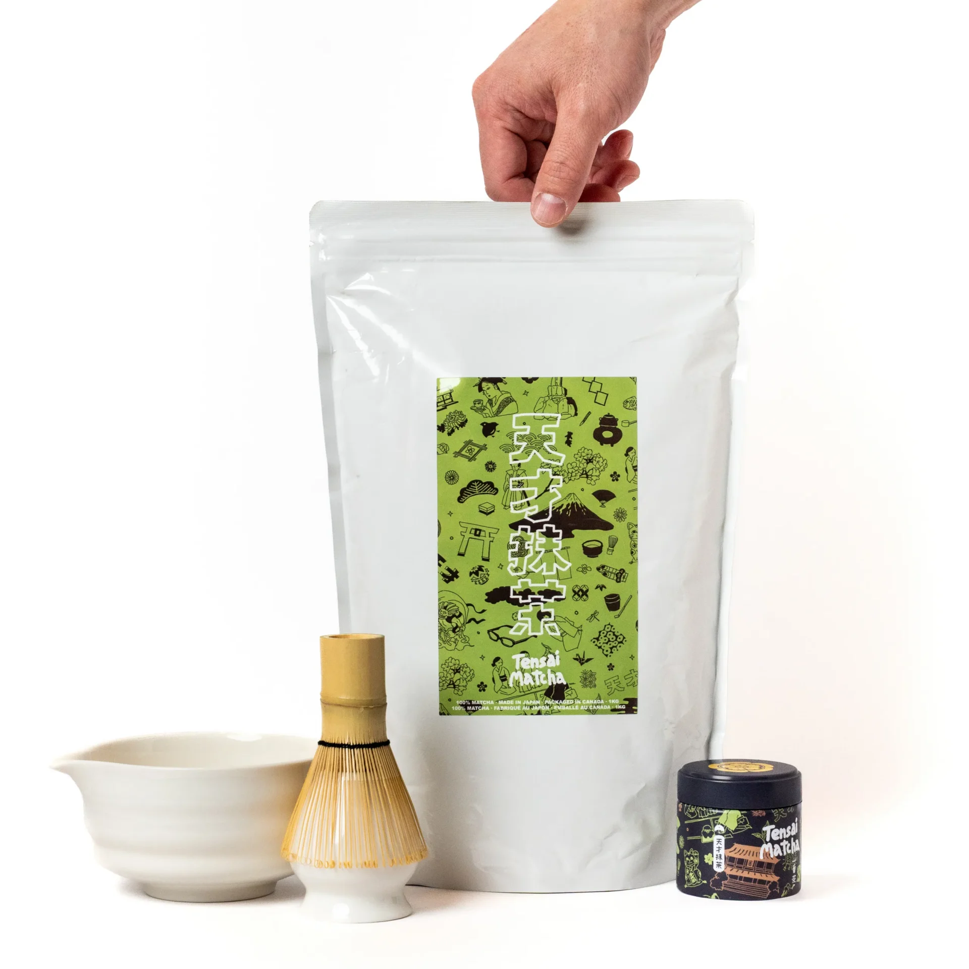 Tensai Matcha 1kg bag DSC08143